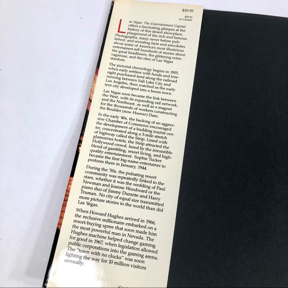 Las Vegas The Entertainment Capital Sunset 1987 - Picture 2 of 4